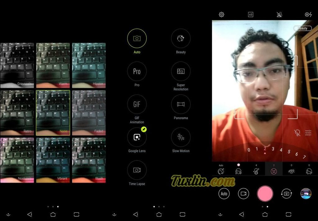 Antarmuka & Fitur Kamera Asus Zenfone 5 ZE620KL