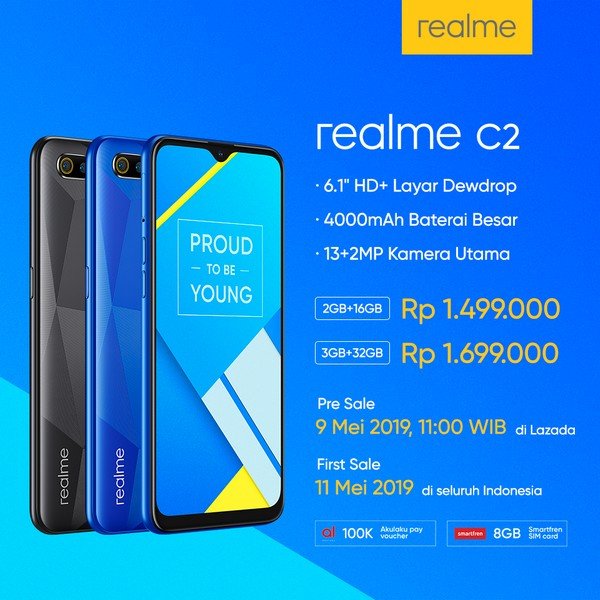 Realme 3 Pro dan Realme C2 Resmi Meluncur, Ini Harga & Spesifikasinya 3
