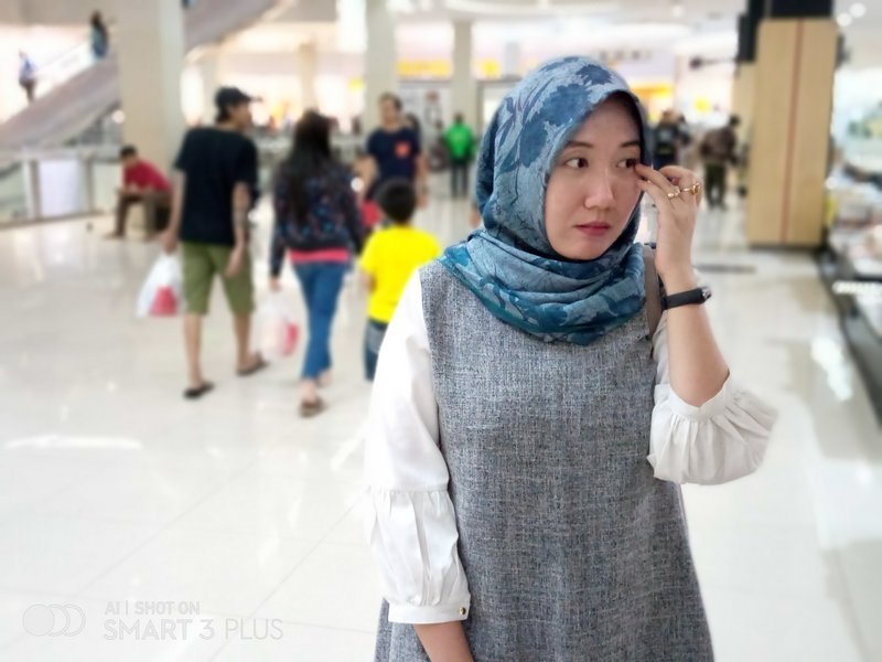 Hasil Foto Kamera Infinix Smart 3 Plus Portrait Mode