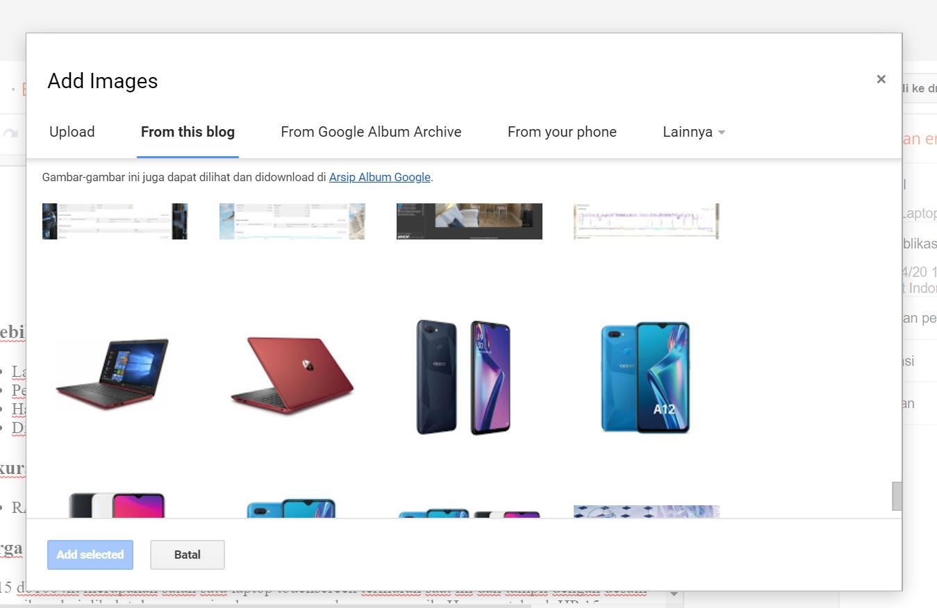 Gambar di Postingan Blogspot/Blogger Mendadak Hilang? 4