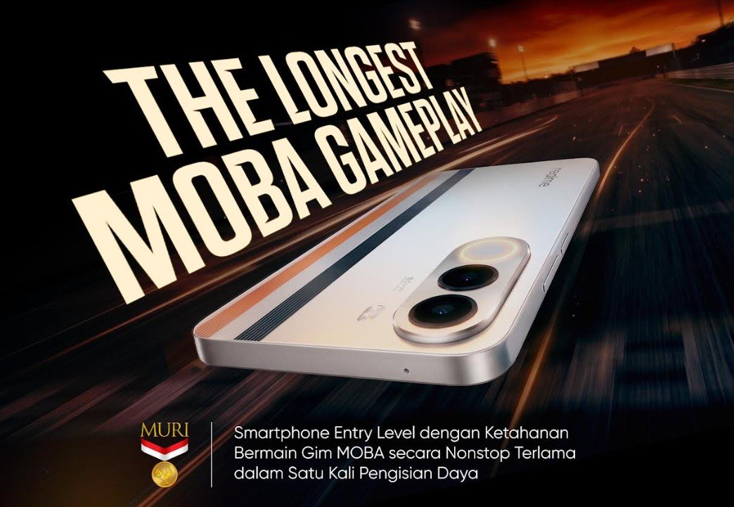 Realme P4x Cetak Rekor MURI Main MLBB 10 Jam Nonstop Bareng RRQ 1